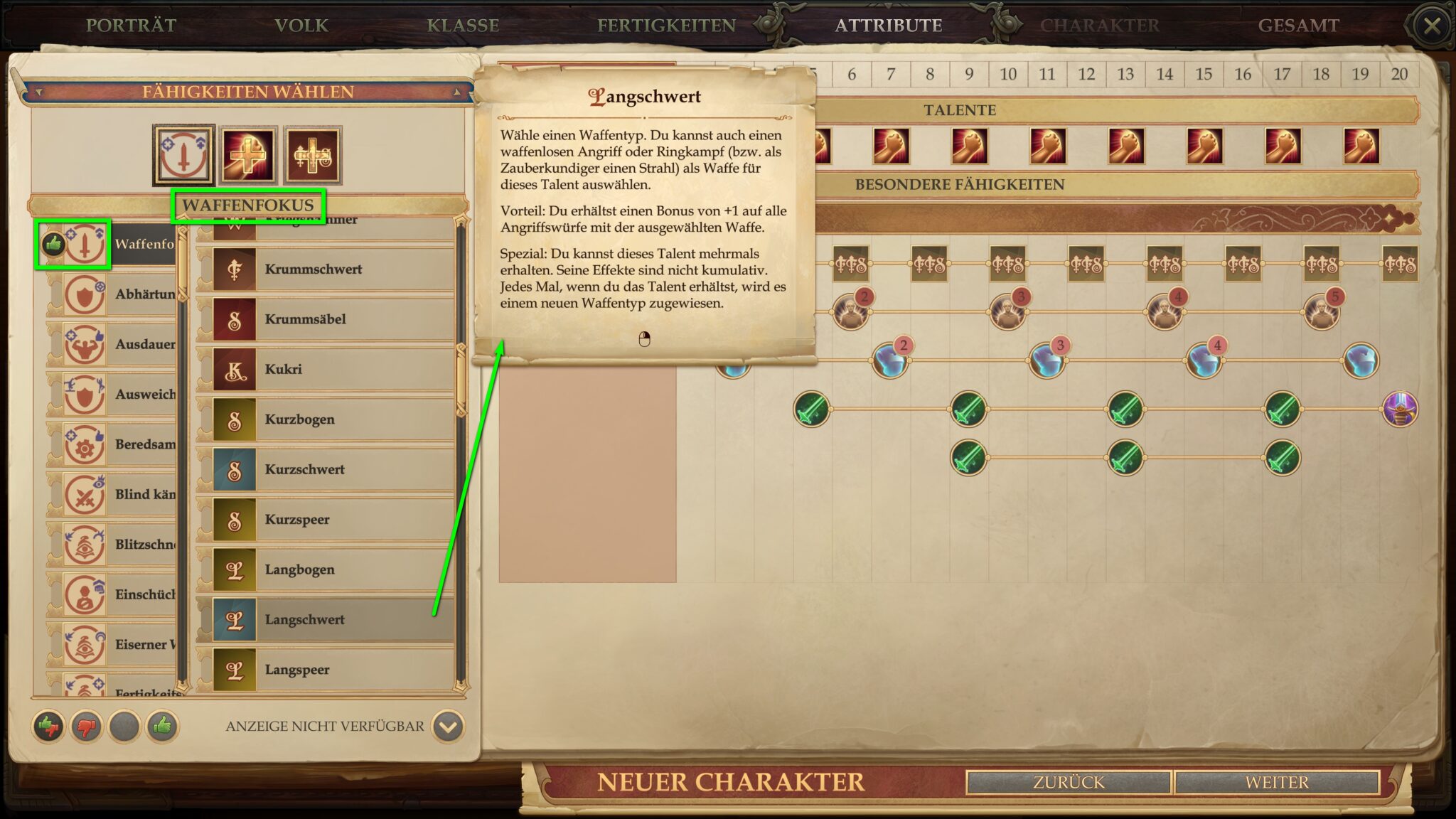 Für den Anfang solltet ihr euch auf Talente beschränken, die eure Trefferchance erhöhen. © Owlcat Games