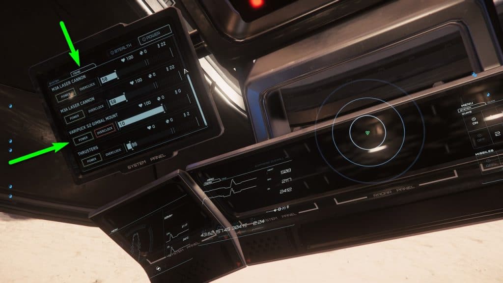 Unter "Items" findet ihr Overclocking-Möglichkeiten für Waffen, Schilde und den Mininglaser. © Cloud Imperium Games / SPACE4GAMES